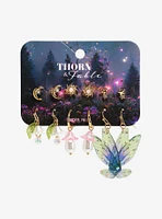 Thorn & Fable Celestial Mushroom Earring Set