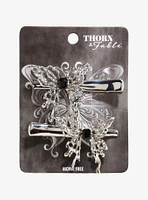 Thorn & Fable Drippy Butterfly Hair Clip Set