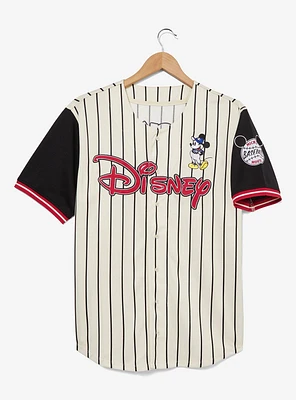 Disney Mickey Mouse Striped Baseball Jersey - BoxLunch Exclusive