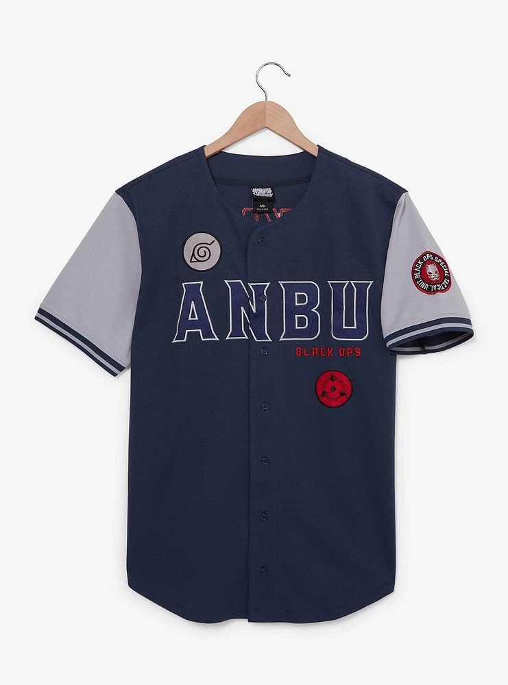 Naruto Shippuden Kakashi Hatake Anbu Black Ops Baseball Jersey — BoxLunch Exclusive