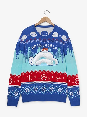 Disney Big Hero 6 Baymax with Mochi Holiday Sweater - BoxLunch Exclusive