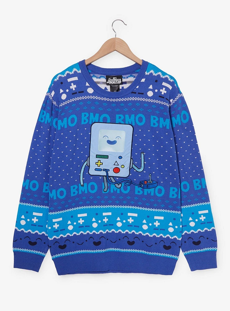 Adventure Time BMO Lenticular Holiday Sweater - BoxLunch Exclusive