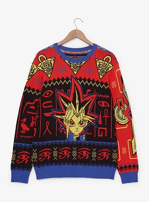 Yu-Gi-Oh! Yami Yugi Patterned Holiday Sweater - BoxLunch Exclusive