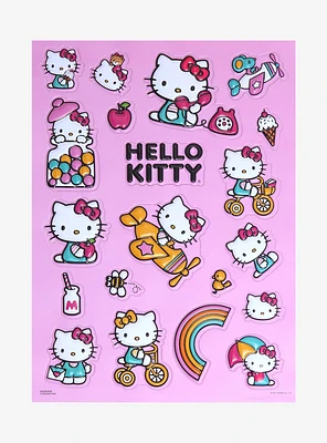 Hello Kitty Puffy Sticker Sheet