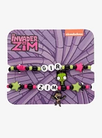 Invader Zim GIR & Zim Best Friend Bracelet Set