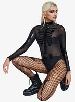 Sheer Skeleton Bodysuit