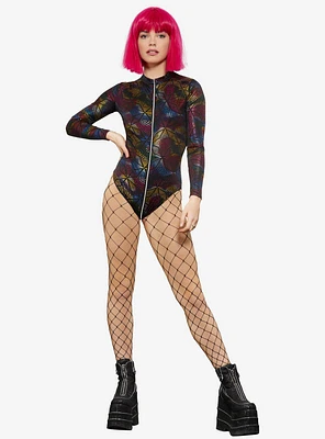 Rainbow Print Bodysuit