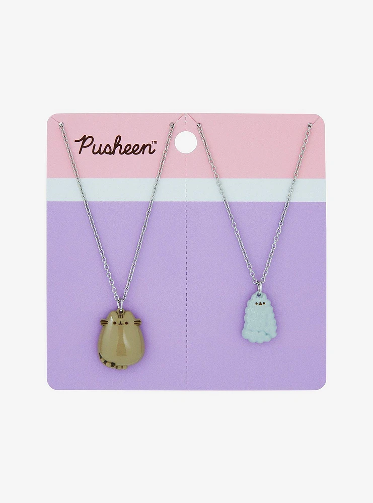 Pusheen Stormy Charm Best Friend Necklace Set