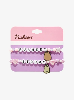 Pusheen Stormy Best Friend Bead Bracelet Set