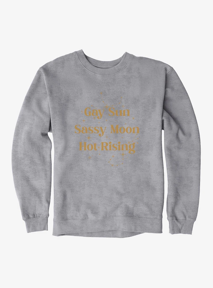 Hot Topic Gay Sun Sassy Moon Rising Sweatshirt