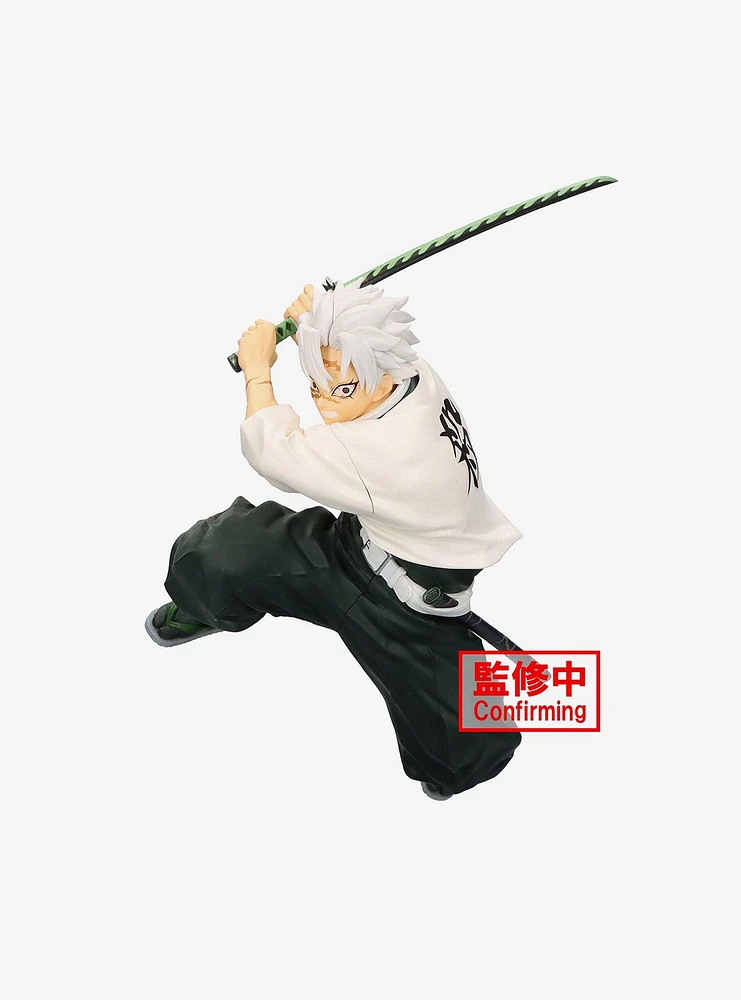 Banpresto Demon Slayer: Kimetsu no Yaiba Vibration Stars Sanemi Shinazugawa Figure