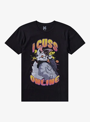 I Cuss Online T-Shirt By Hell Grip