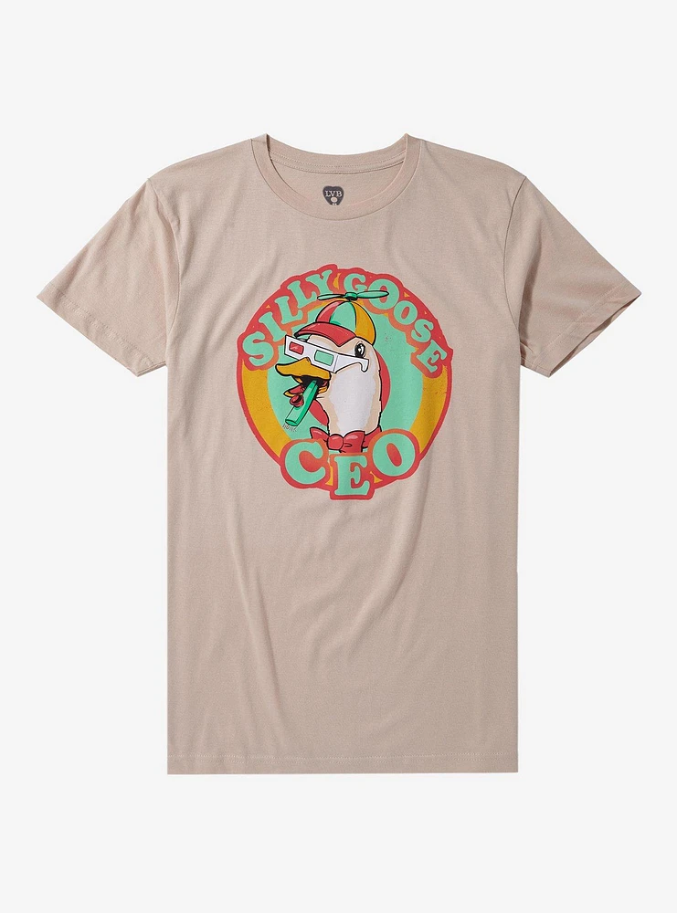 Silly Goose CEO T-Shirt By Ludwig Van Bacon Art