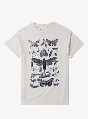 Moth Collage T-Shirt By Friday Jr