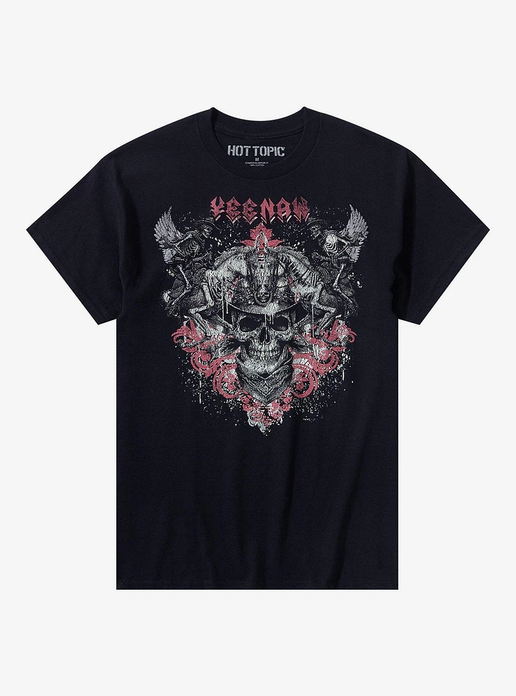 Yeehaw Skeleton Cowboy T-Shirt