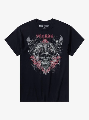 Yeehaw Skeleton Cowboy T-Shirt