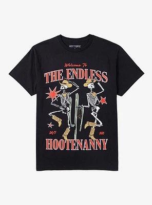 The Endless Hootenanny Skeletons T-Shirt