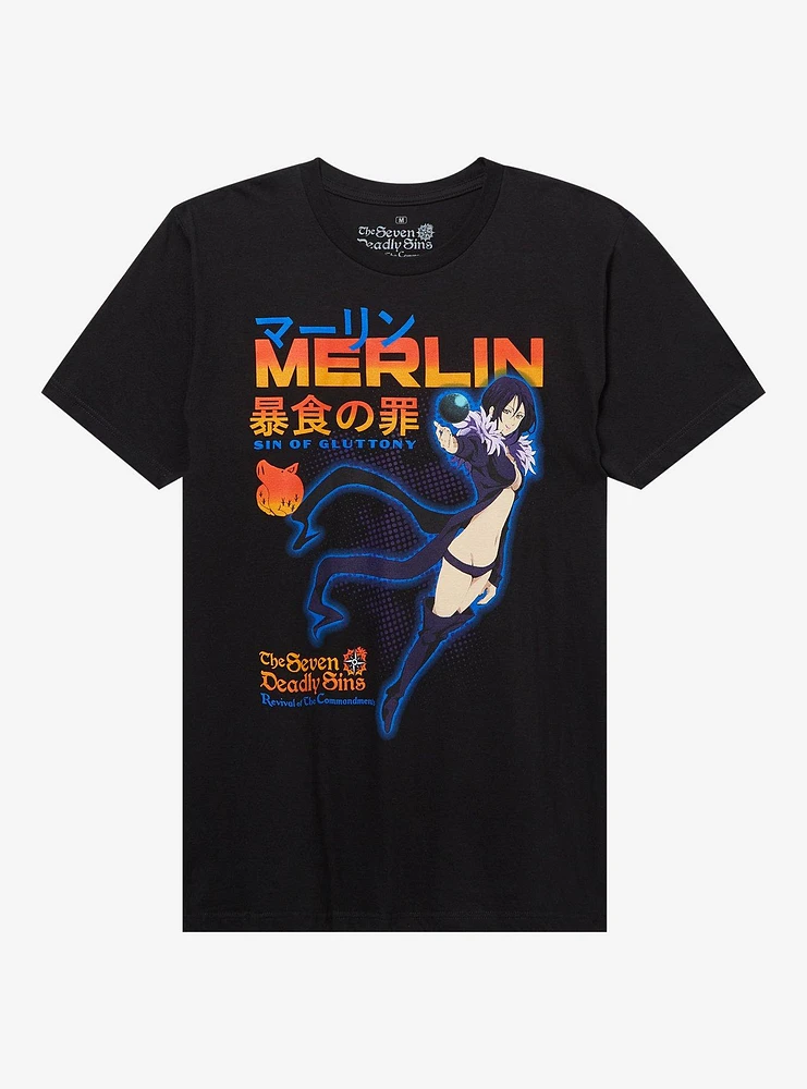 The Seven Deadly Sins: Revival Of Commandments Merlin T-Shirt