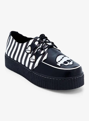 Monster High X YRU Frankie Stein Stripe Creepers