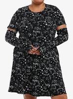 Her Universe The Nightmare Before Christmas Arm Warmer Thermal Dress Plus