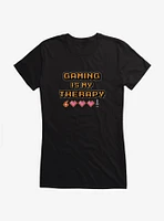 Gaming Is My Therapy Girls T-Shirt