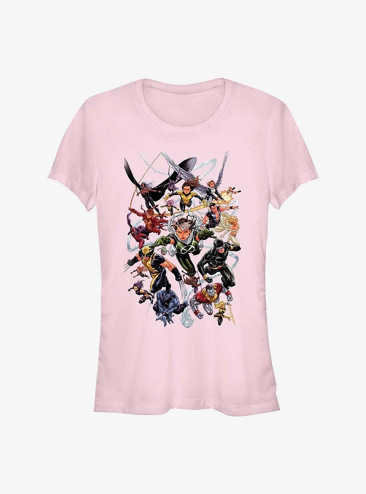 X-Men Flying Foward Girls T-Shirt