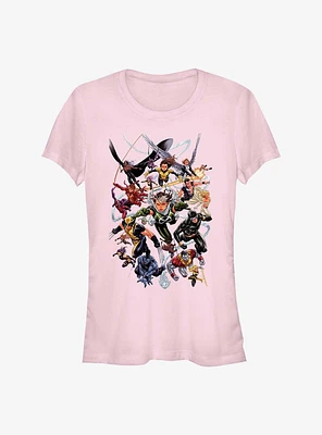 X-Men Flying Foward Girls T-Shirt
