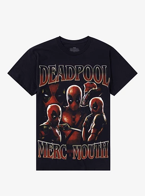 Marvel Deadpool Merc With A Mouth Collage T-Shirt