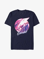 X-Men Gambit Retro Circle T-Shirt