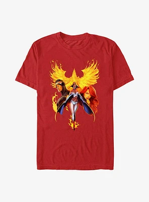 X-Men Diamonds And Fire T-Shirt