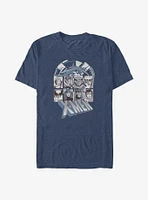 X-Men 90's Plane Grid T-Shirt