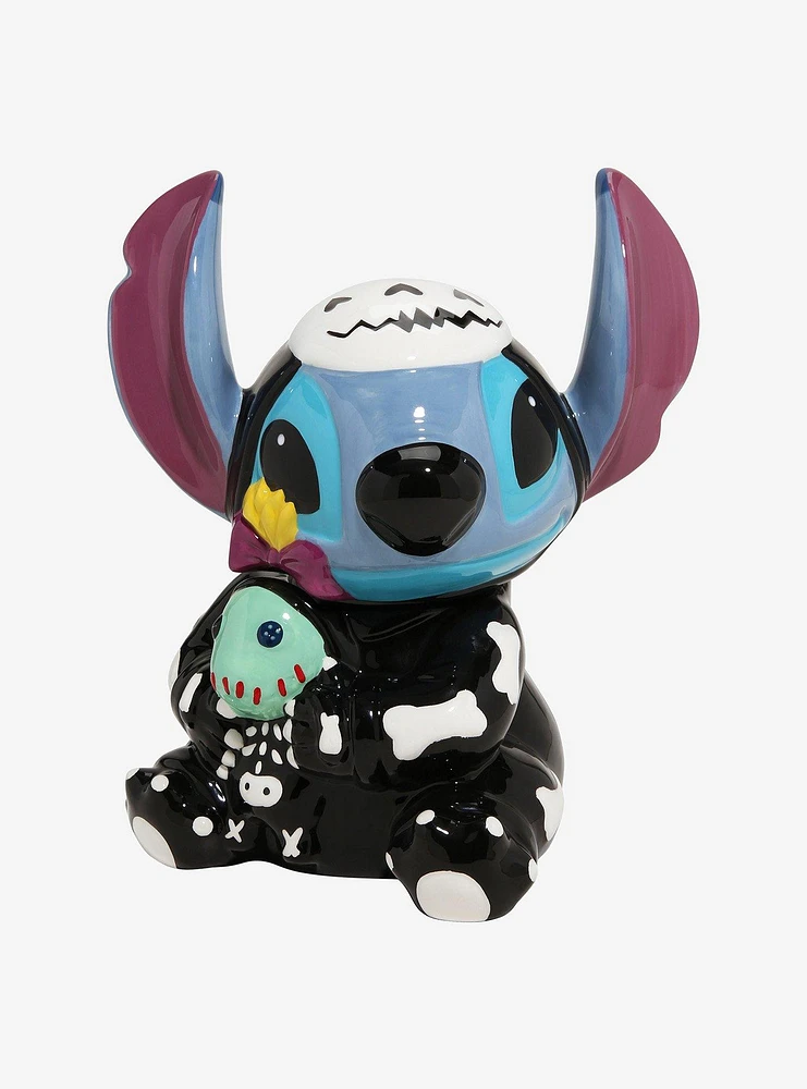 Disney Stitch Skeleton Costume Cookie Jar