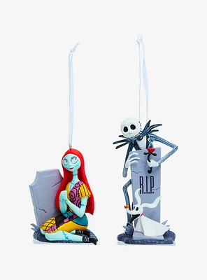 Hallmark The Nightmare Before Christmas Tombstone Ornament Set