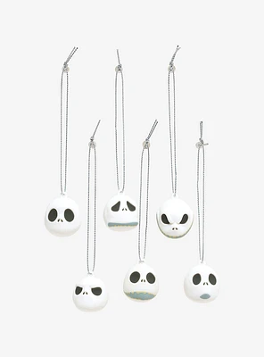 The Nightmare Before Christmas Jack Skellington Emotions Mini Ornament Set