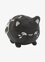 Tasty Peach Meowchi Black Sesame Plush Key Chain