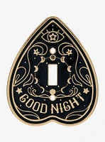 Spirit Board Planchette Black & Gold Light Switch Cover