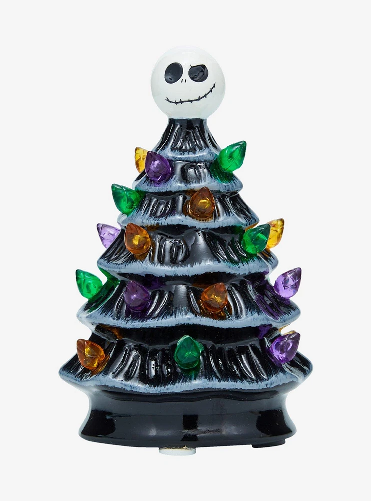 The Nightmare Before Christmas Jack Light-Up Mini Ceramic Tree