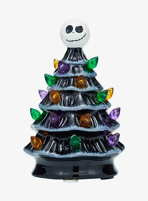 The Nightmare Before Christmas Jack Light-Up Mini Ceramic Tree