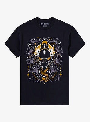 Mystical Axolotl T-Shirt By Snouleaf