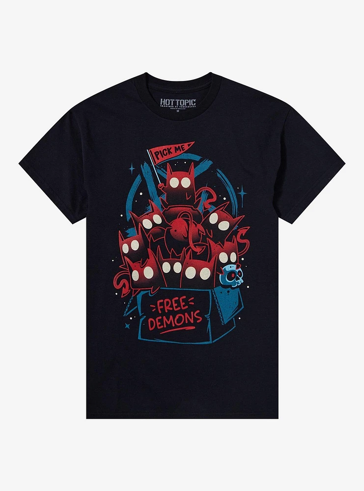 Free Demons T-Shirt By Snouleaf