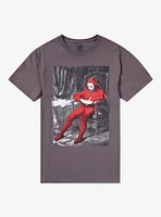 Red Jester Sitting T-Shirt By Call Your Mother