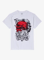 Red Skull Filigree T-Shirt