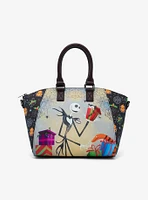 Loungefly The Nightmare Before Christmas Jack Presents Satchel Bag Hot Topic Exclusive