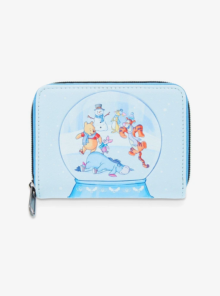 Loungefly Disney Winnie The Pooh Ice Skating Mini Zipper Wallet