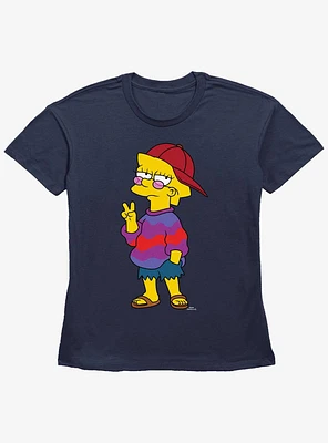 The Simpsons Cool Lisa Womens Straight Fit T-Shirt