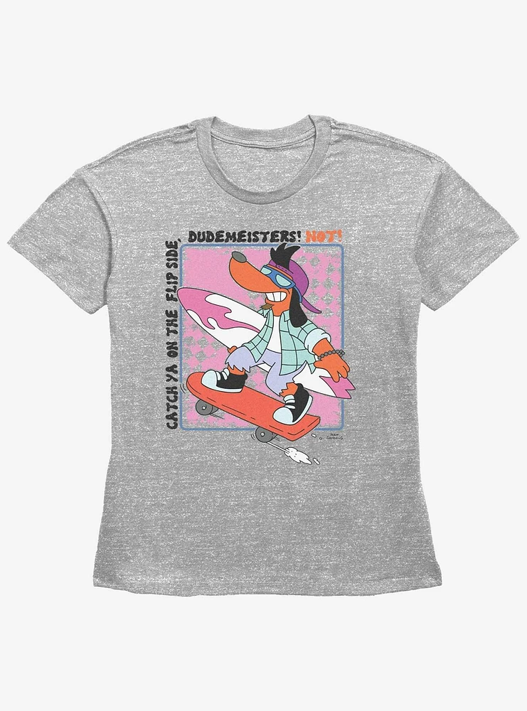 The Simpsons Poochie Dudemeisters Womens Straight Fit T-Shirt