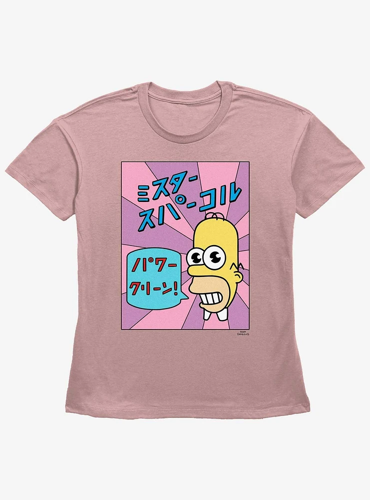 The Simpsons Mr. Sparkle Womens Straight Fit T-Shirt