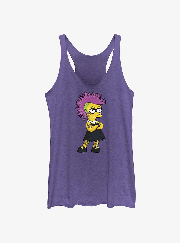The Simpsons Punk Lisa Womens Tank Top