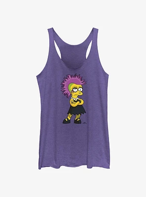 The Simpsons Punk Lisa Womens Tank Top