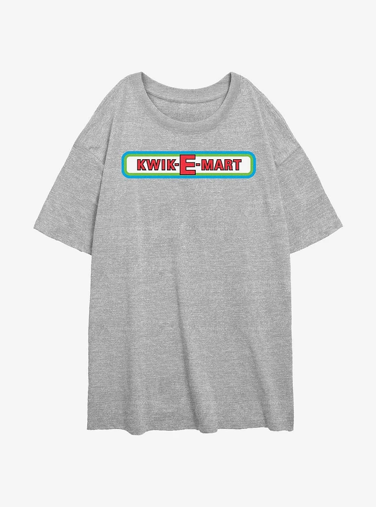 The Simpsons Kwik-E Logo Womens Oversized T-Shirt